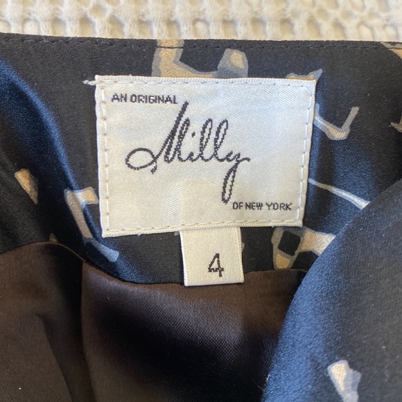 Milly 100% silk skirt - Picture 4 of 4